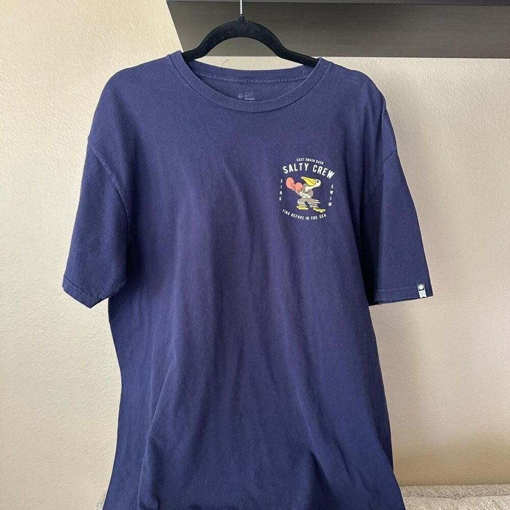 Salty-crew Men's Navy and Blue T-shirt